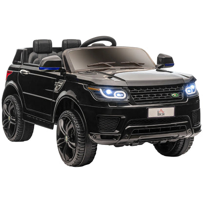 Homcom Licensed Electric Car for Children Aged 3-6 with 2 12V Motors 110X68X52 cm Black