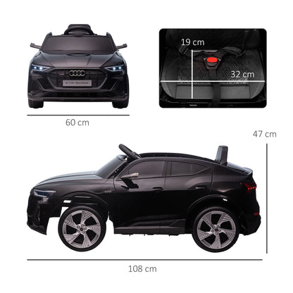 Electric Car for children with remote control, seatbelt, horn, music, headlights, up to 5 km/h, ages 3-5