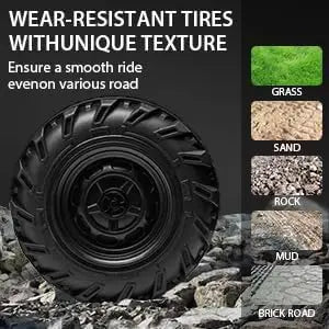 4-in-1 Kids Electric Tractor Excavator 12V Ride-On Car Front Loader/Shovel & Bulldozer Function |   2.4g Remote Control |   2–4 Km/H