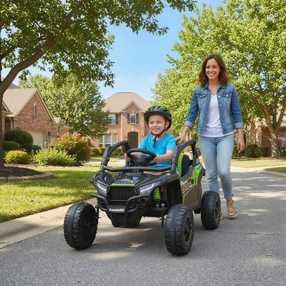 AIYAPLAY electric Car child UTV KAWASAKI TERYX KRX child 12 V electric buggy with 2 Motors 25 W with remote control