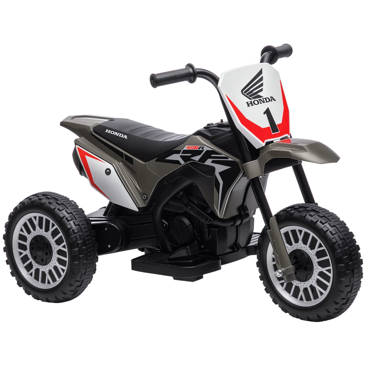 Electric motorbike for children 3 Wheel Battery 6V children 18-36 Months Grey, toy motorbike for children, Self-worn motorbike, motorbike for