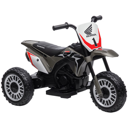 Electric motorbike for children 3 Wheel Battery 6V children 18-36 Months Grey, toy motorbike for children, Self-worn motorbike, motorbike for