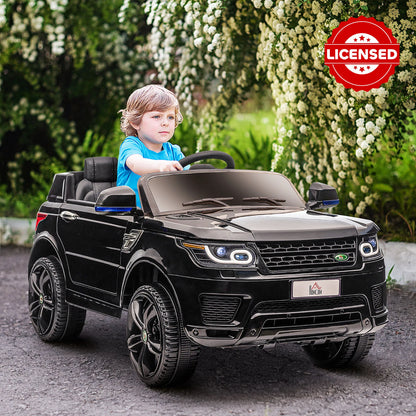 Homcom Licensed Electric Car for Children Aged 3-6 with 2 12V Motors 110X68X52 cm Black