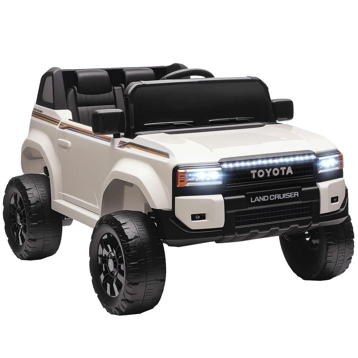 Children's Electric Car, 12V with Remote Control, Age 3-6 Years, White, Children's Toy Electric Car, Children's Toy Car, Ride-On Electric Car, Electric Stroller