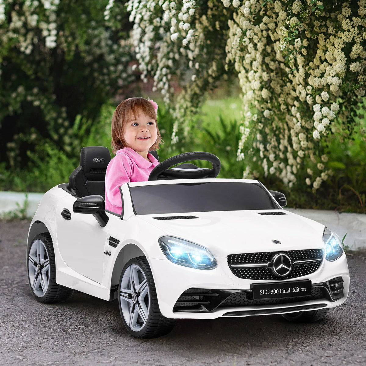 Children's Electric Car with LED Headlight, Seat Belt, Horn, Music, 3 to 5 Km/h, Electric Toy Car, Children's Toy Car, Children's Electric Toy Car