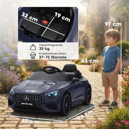 Kids Ride on Car,Electric Car for Kids 12V Dual Motors,Start-Stop Button,Remote Control,Led Lights,Music,Suitable for 3-6 Years Gray