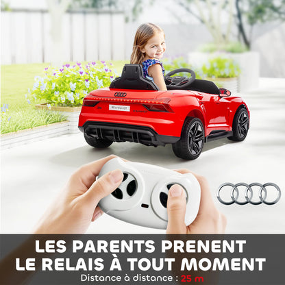 HOMCOM electric Car child 12 V-electric vehicle with parental remote control provided-V. Max. 5 Km/h-sound effects
