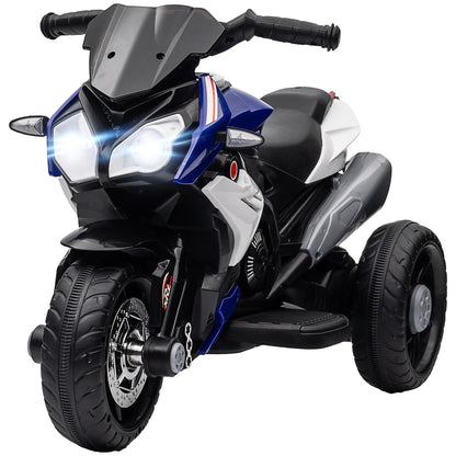 3-wheel 6 V electric Motorbike for children, electric car for children aged 3 to 6, with light and sound effects, 86x42x52cm