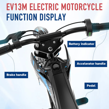 EVERCROSS TECH EV13M-children's electric Motorbike 150W - 2 speeds (8/16 km/h) -12 km autonomy-12 "off-road tires-for