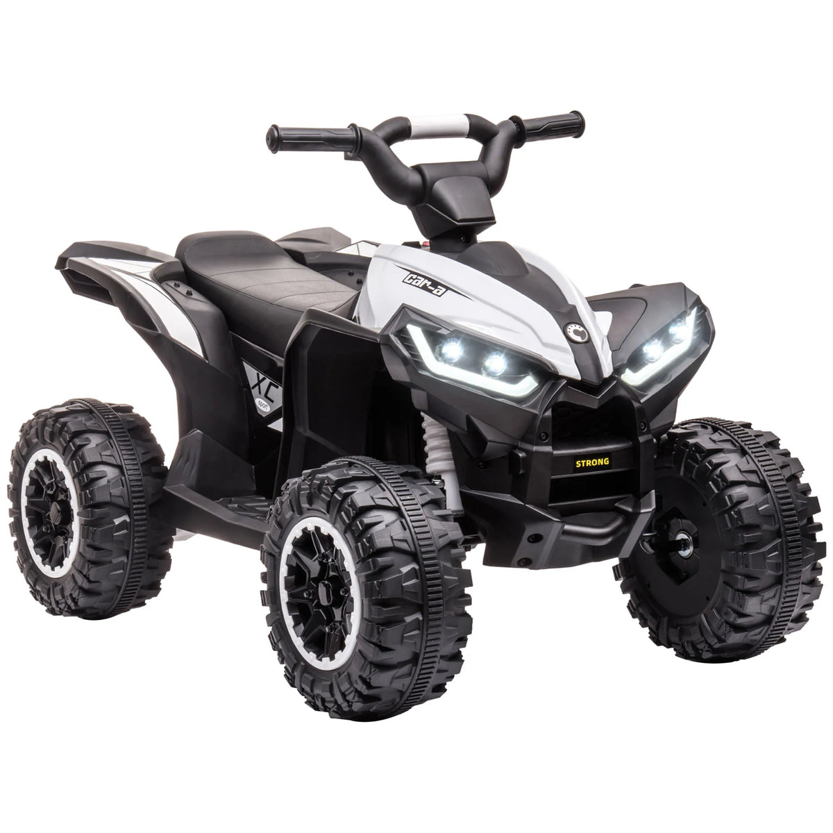 Homcom Electric Quad for Children 3-5 Years 12V with 2 Motors Headlights Horn
