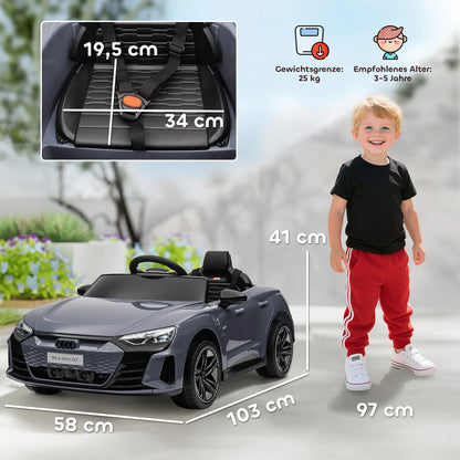 Electric Car for children with remote control, seatbelt, horn, music, headlights, up to 5 km/h, ages 3-5