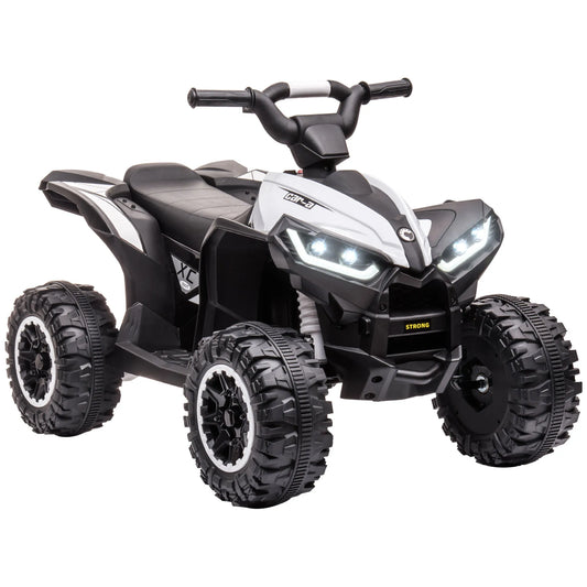 Homcom Electric Quad for Children 3-5 Years 12V with 2 Motors Headlights Horn