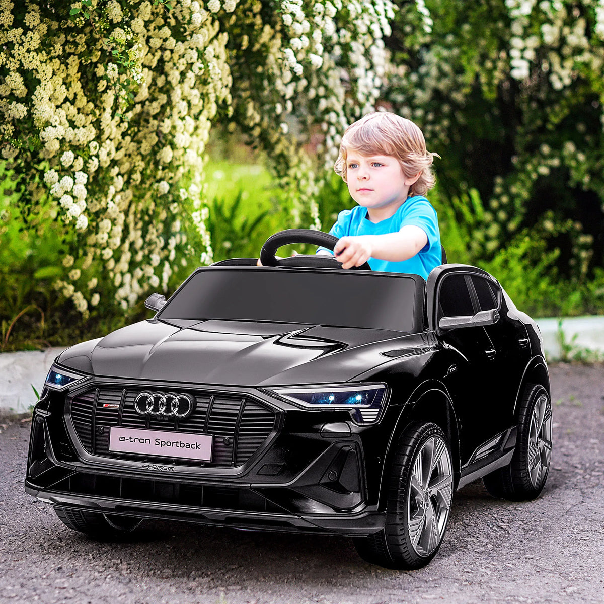 Electric Car for children with remote control, seatbelt, horn, music, headlights, up to 5 km/h, ages 3-5