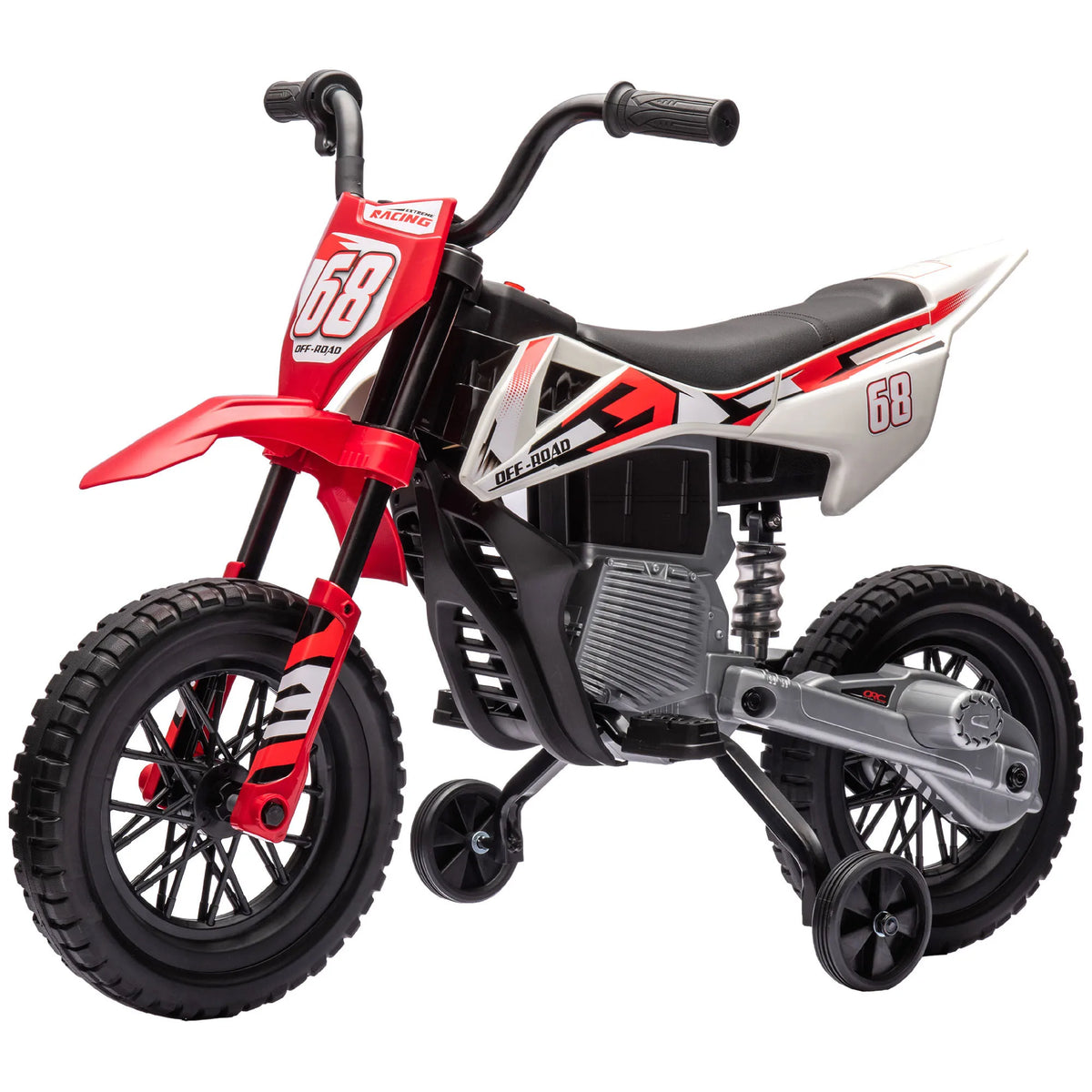 Motorbike cross child electric motorbike for children 3-6 years 2 12V speed motor max. 5 km/h Red